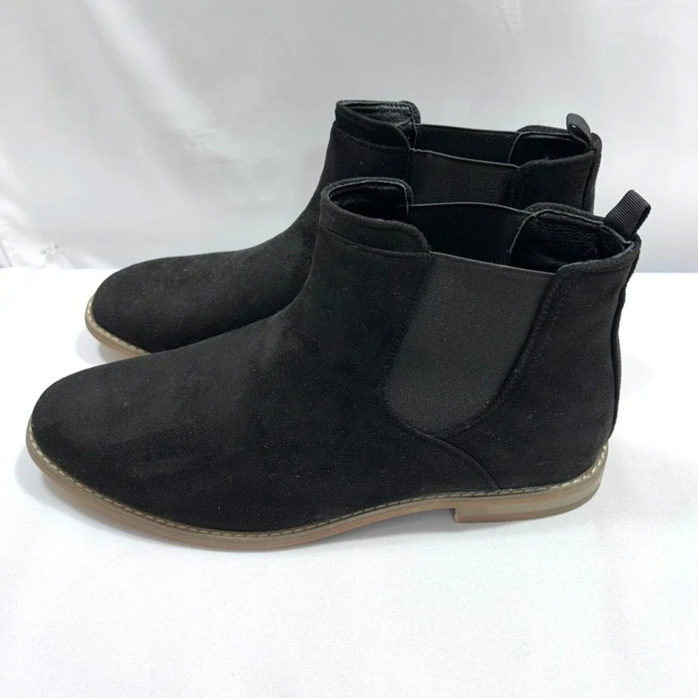 Vance Co Marshall Wide Width Chelsea Men's Black Boots US  Size WD 12‎ - No Box